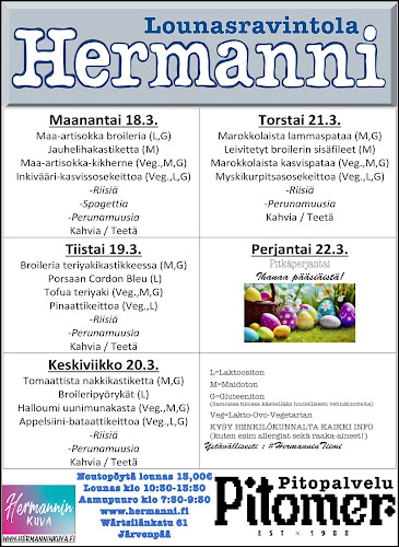 Opinii despre Hermanni Lounasravintola în Järvenpää - Ravintola-ala