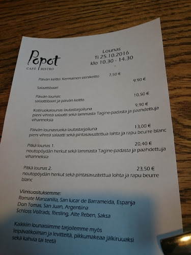 Comments and reviews of Bistro Popot