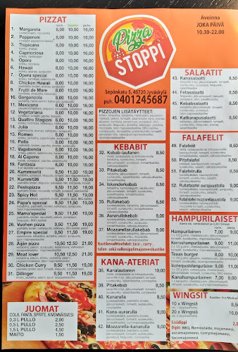 Pizza Stoppi - Ravintola-ala
