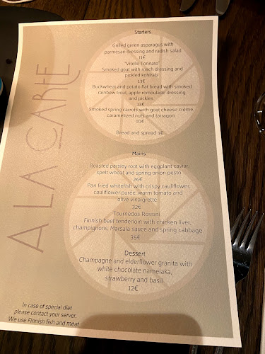 Opinii despre Ravintola The Glass în Helsinki - Ravintola-ala