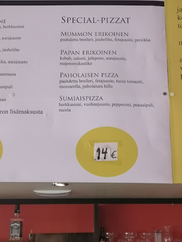 Comentarii opinii despre Sumiaisten pizzeria ja baari