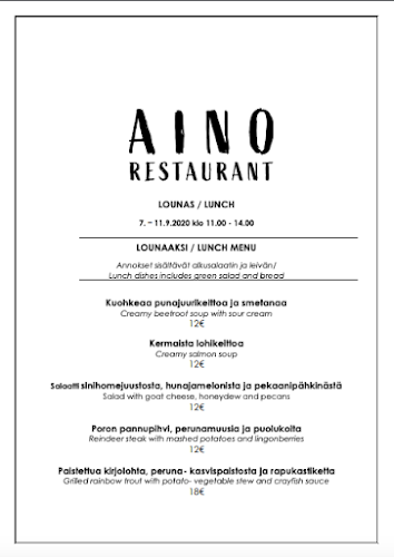 Ravintola Aino - Helsinki