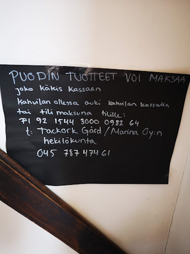 Opinii despre Tackork Gård & Marina în Nauvo - Ravintola-ala