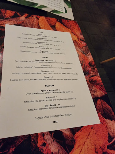 Ravintola Salt - Ravintola-ala