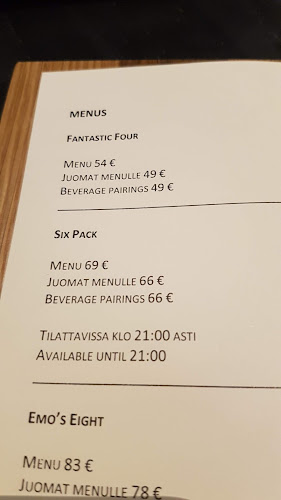 Ravintola Emo - Ravintola-ala