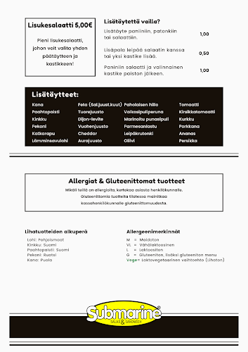 Opinii despre Submarine Palokka în Perä-Palokka - Ravintola-ala