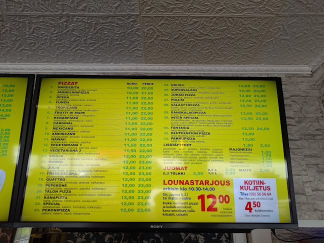 Opinii despre Huittisten Eka Kebab-Pizzeria în Huittinen - Ravintola-ala