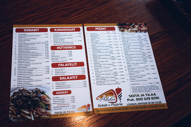 Adalia Kebab Pizzeria - Ravintola-ala