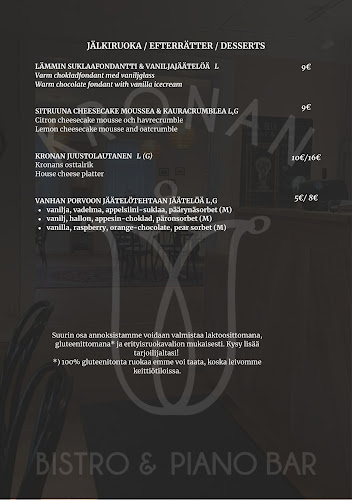 Bistro & Piano Bar Kronan - Loviisa