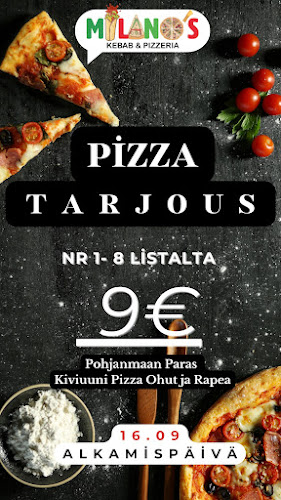 Milano's Kebab Pizzeria (kiviuunipizza) - Alavus