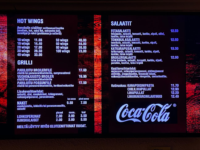 Opinii despre Ravintola The Chili's în Espoo - Ravintola-ala