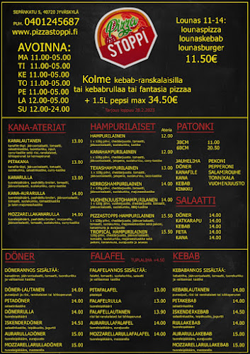 Opinii despre Pizza Stoppi în Jyväskylä - Ravintola-ala