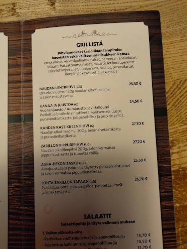 Zarillo Hervanta - Ravintola-ala