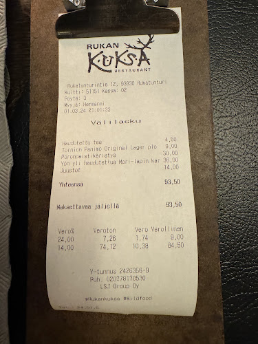 Villiruokaravintola Rukan Kuksa