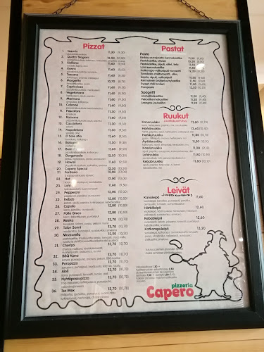 Pizzeria Capero - Ravintola-ala