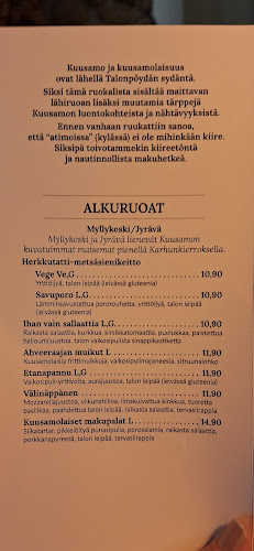 Ravintola Talonpöytä Kuusamo - Kuusamo