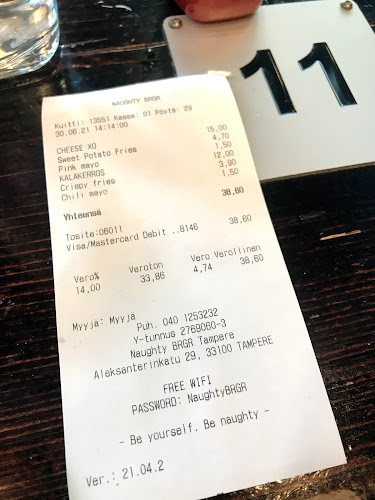 Reviews of Naughty BRGR in Tampere - Ravintola-ala