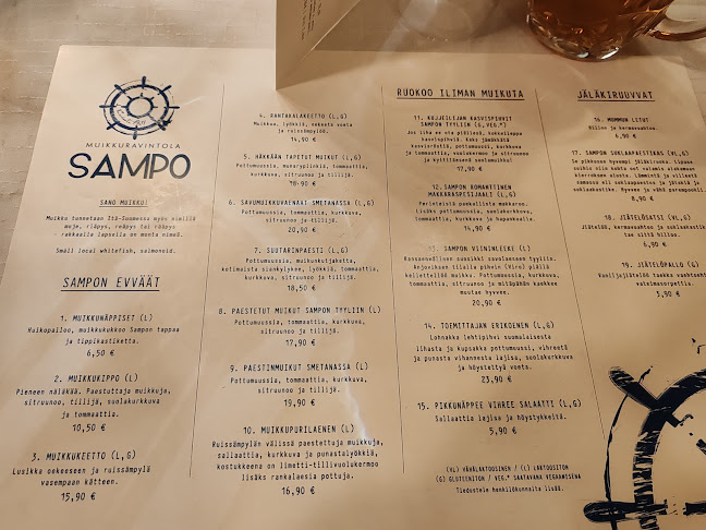 Muikkuravintola Sampo - Ravintola-ala