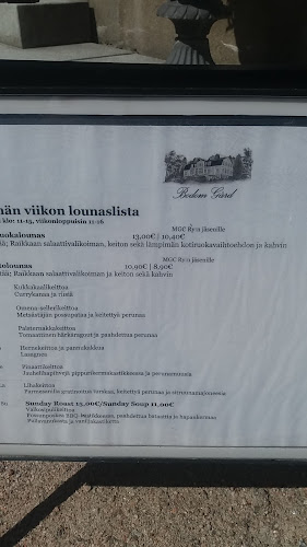 Bodomin Kartano - Ravintola-ala