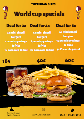 The Urban Bites | Burgers & Wraps - Ravintola-ala