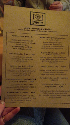 Reviews of Kumma Bar & Street Kitchen in Tampere - Ravintola-ala