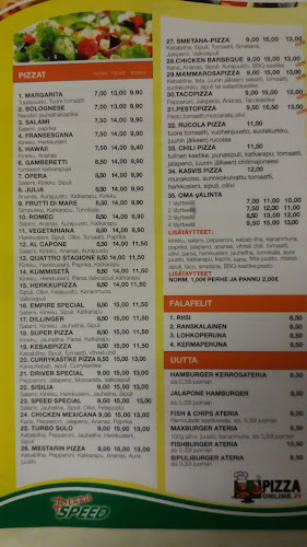 Opinii despre Pizza Speed în Helsinki - Ravintola-ala