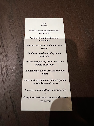 Ravintola Ora Open Times