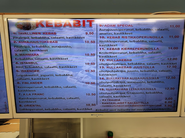 Reviews of Adam Kebab Pizzeria Toijala in Akaa - Ravintola-ala