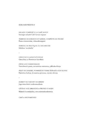 Comments and reviews of Café Savoy