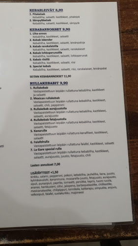 Pizzeria La Gare - Ravintola-ala