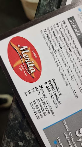 Comentarii opinii despre Lumijoki Ravintola Merita Pizza & Kebab