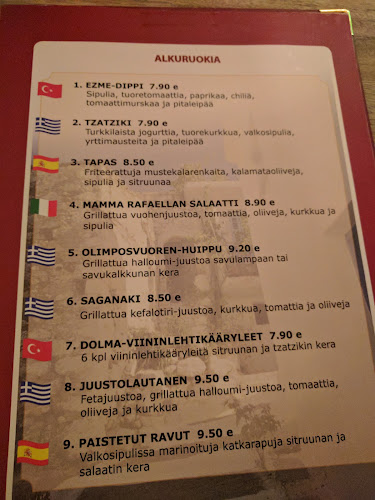 Ravintola olimpos - Ravintola-ala