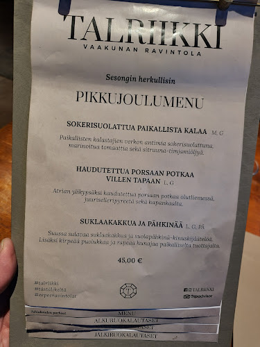Reviews of Talriikki, Seinäjoki in Seinäjoki - Ravintola-ala