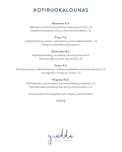 Grädda - Ravintola-ala