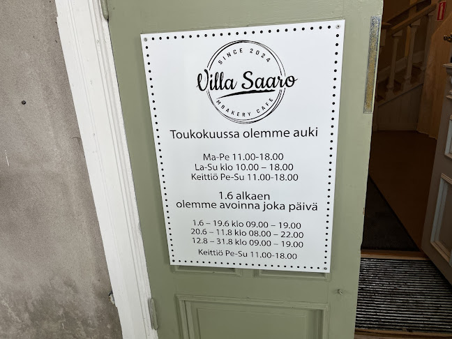 MBakery Café Villa Saaro - Ravintola-ala