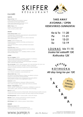 Skiffer Viiskulma - Ravintola-ala