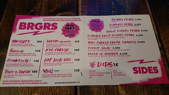 Naughty BRGR Open Times