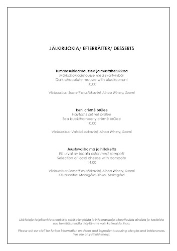 Comentarii opinii despre Ravintola Aino