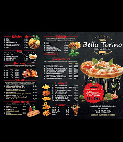 Opinii despre Bella Torino în Parainen - Ravintola-ala