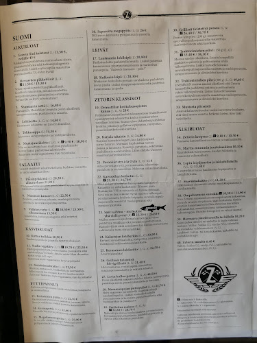 Zetor - Ravintola-ala