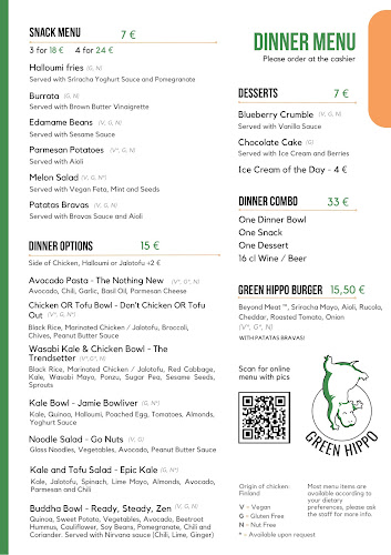 Restaurant Green Hippo - Töölö - Helsinki