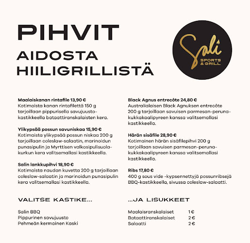 Sali Sports & Grill - Ravintola-ala