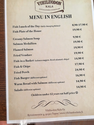 Opinii despre Vihiluodon Kala Oy în Tupos - Ravintola-ala