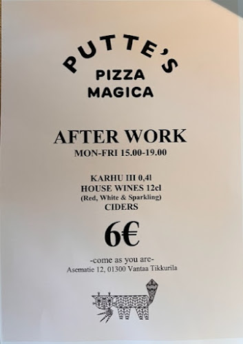 Comentarii opinii despre Putte’s Bar & Pizza Tikkurila