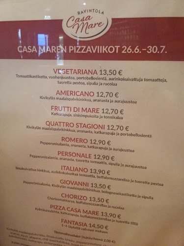 Reviews of Ravintola Casa Mare in Helsinki - Ravintola-ala