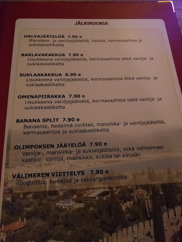 Reviews of Ravintola olimpos in Oulu - Ravintola-ala