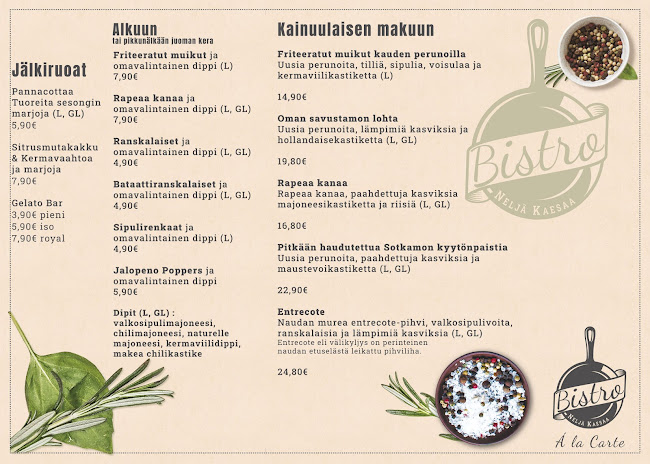 Opinii despre Bistro Neljä Kaesaa în Kuhmo - Ravintola-ala