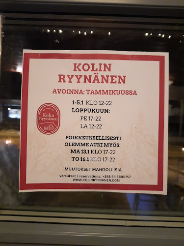 Comments and reviews of Kolin Ryynänen