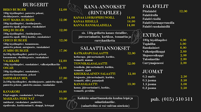 Pizzeria Sahmaran - Ravintola-ala