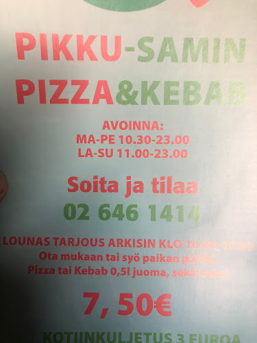Pikku-Samin pizza & kebab - Ravintola-ala
